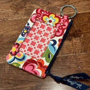 Vera Bradley zip ID case wallet